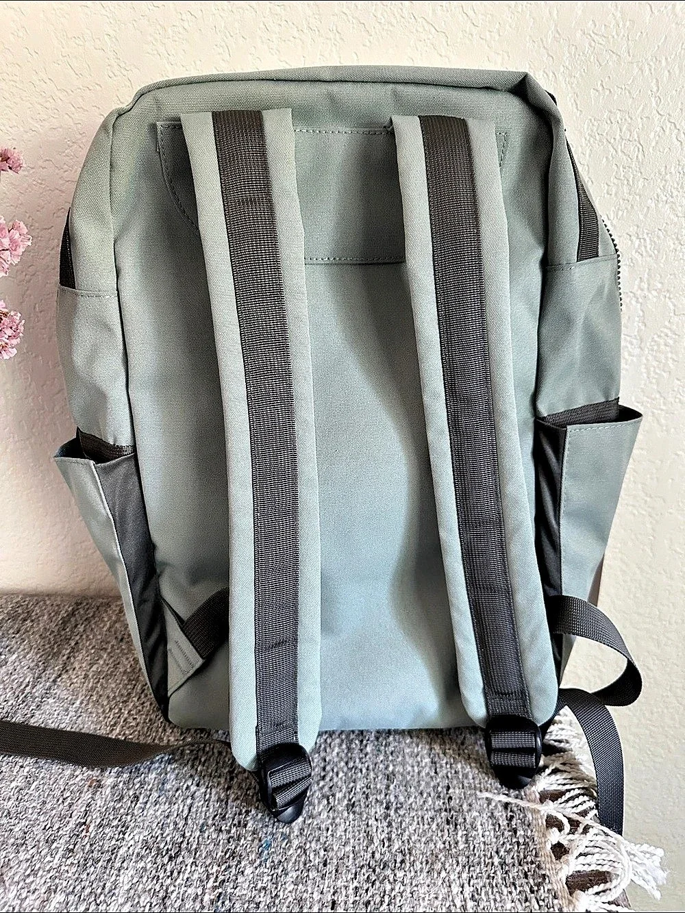 roo Diaper Bag Backpack in Green NWT